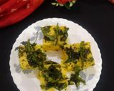 A picture of step 6 of Dhokla.