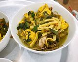 Hình bước làm 8 của món Canh Ốc Nấu Chuối Đậu