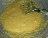 A picture of step 3 of Patishapta/ Bengali Pancake Roll.