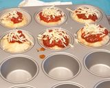 Foto del passaggio 7 della ricetta Pizza muffin (metà dose) moulinex companion