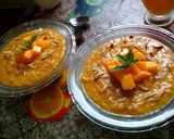 A picture of step 8 of Mango Kheer.