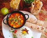 A picture of step 5 of Restaurant style matar paneer (green peas with paneer curry).