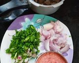 A picture of step 1 of Mutton Liver Curry.