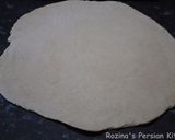 A picture of step 8 of Manti (Persian dumpling).