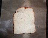 A picture of step 1 of Extremely Delicious Miso & Jako Toast.