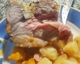 Foto del paso 6 de la receta: Bondiola rellena al horno con papas y boniatos