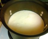 A picture of step 1 of Cottage Cheese.