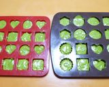 A picture of step 3 of Japanese Style Mini-Cupcakes with Matcha and Red Bean Paste.