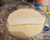 A picture of step 3 of Crispy Bean Burritos.