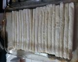 A picture of step 7 of Baklawa (goolash).
