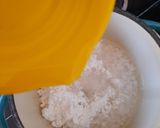 A picture of step 1 of Persian Coconut Loz (Traditional Iranian Coconut Sweet).