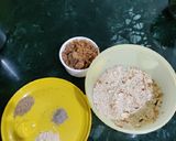 A picture of step 3 of Til/ Sesame Ladoos.