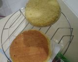 Foto langkah ke 16 dari resep Strawberry Cake with Homemade Mascarpone Butter Cream (No Pengembang SP).