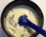 A picture of step 2 of Flavor Infused Chèvre Whipped Cream.