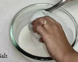 A picture of step 4 of Rice veggie pancake.