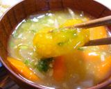 A picture of step 4 of Kabocha Squash Dumpling Soup.