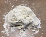 A picture of step 5 of Biscuits and Sausage Gravy.