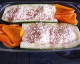 A picture of step 7 of Oven-baked Courgettes with Cheese Sauce.