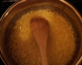 A picture of step 4 of A 'latte' the old fashioned way with smooth caramel sauce and hand made white chocolate chunks.