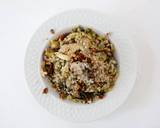 Toasted Barley Pilaf with Mixed Mushrooms and Leeks topped with Manchego Cheese and Toasted Walnuts recipe step 5 photo