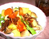 A picture of step 5 of All-Purpose Balsamic Sauce with Mushrooms.
