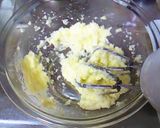 A picture of step 2 of Marbled Matcha Pound Cake.