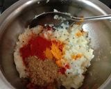 A picture of step 3 of Dum aloo.