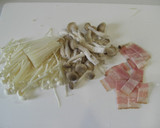 A picture of step 5 of Simple & Genuine Mushroom and Bacon Quiche.
