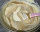 A picture of step 8 of Coffee Marble Chiffon Cake.