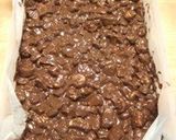 A picture of step 6 of Easy and Authentic Chocolate Marshmallow Nuts Square.