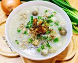 Hình bước làm 4 của món Cháo Bò Viên