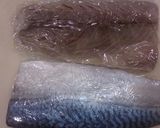 A picture of step 8 of Saba Sushi (Cured and Pressed Mackerel Sushi).