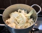 Hình bước làm 3 của món Canh chua bắp cải