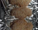 A picture of step 5 of Panko Parmesan Crusted Chicken.