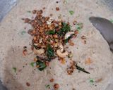 A picture of step 4 of Rava Upma.