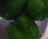 A picture of step 1 of Potato With Capsicum.