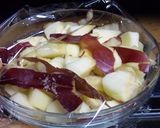 A picture of step 1 of Cheesecake with Sweet Potatoes and Jonathan Apples.