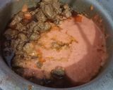 A picture of step 2 of Beef Khowsuey.
