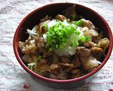 A picture of step 9 of Refreshing Pork Don Rice Bowl with Ponzu Sauce and Grated Daikon Radish.