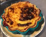 Une image de l'étape 7 de Flan pâtissier à la vanille et pêches de vigne pâte brisée vanille.