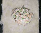 A picture of step 5 of Dahi ke sholey.