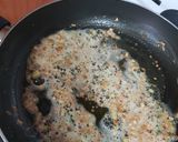A picture of step 2 of Burnt chilli garlic rice with baked beans gravy.