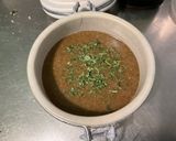 A picture of step 9 of Apricot, Black Garlic, and Parmesan Salad Dressing.