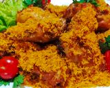 Foto langkah ke 10 dari resep Ayam Goreng Serundeng Pedas.
