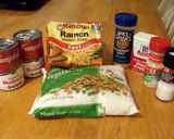 A picture of step 1 of taisen's creamy top ramon noodle.