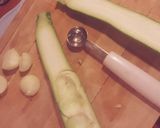 A picture of step 8 of Stuffed Zucchini á la Thomas.