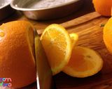 A picture of step 2 of Pan Meino/ Orange Cake.