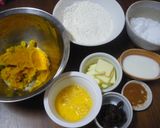 A picture of step 1 of Kabocha Muffins for Kabocha Lovers.