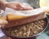 A picture of step 12 of كبه بالصينية kebbeh in pan.