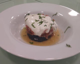 Foto del paso 4 de la receta: Tartar de tomate con burrata y berenjena a la miel